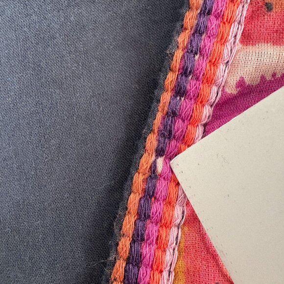 Molly Bracken Floral Blouse Size M V Neck Embroidery Long Sleeve Top Boho - Picture 6 of 13